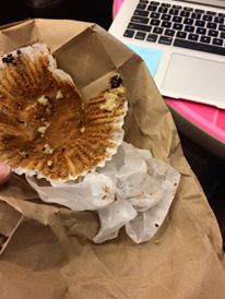 muffin remains